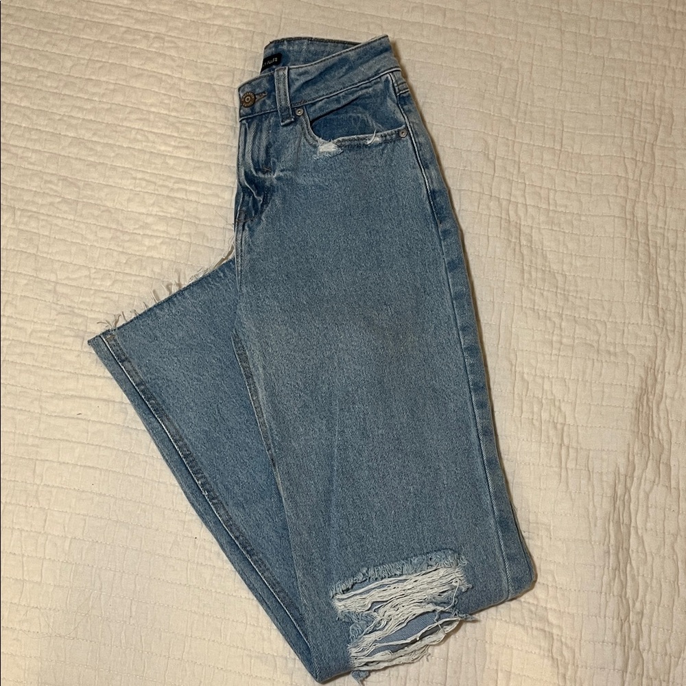 Sincerely Jules Light Blue Straight Leg Jeans
